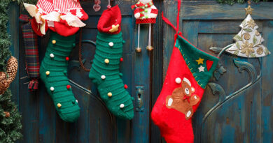 hang stockings without a fireplace